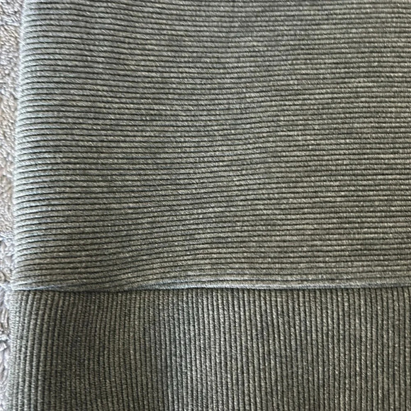 Varley Albret Long Sleeve zipper lounge sweater dress, charcoal, grey size small - Picture 6 of 10